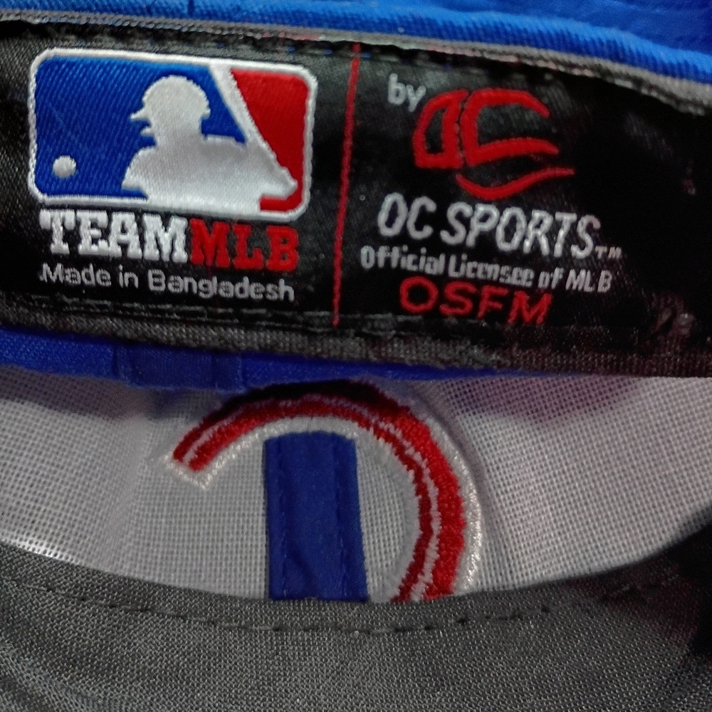 Chicago Cubs Blue And Red MLB VTG OC Sports Baseball Cap - Picture 3 of 3